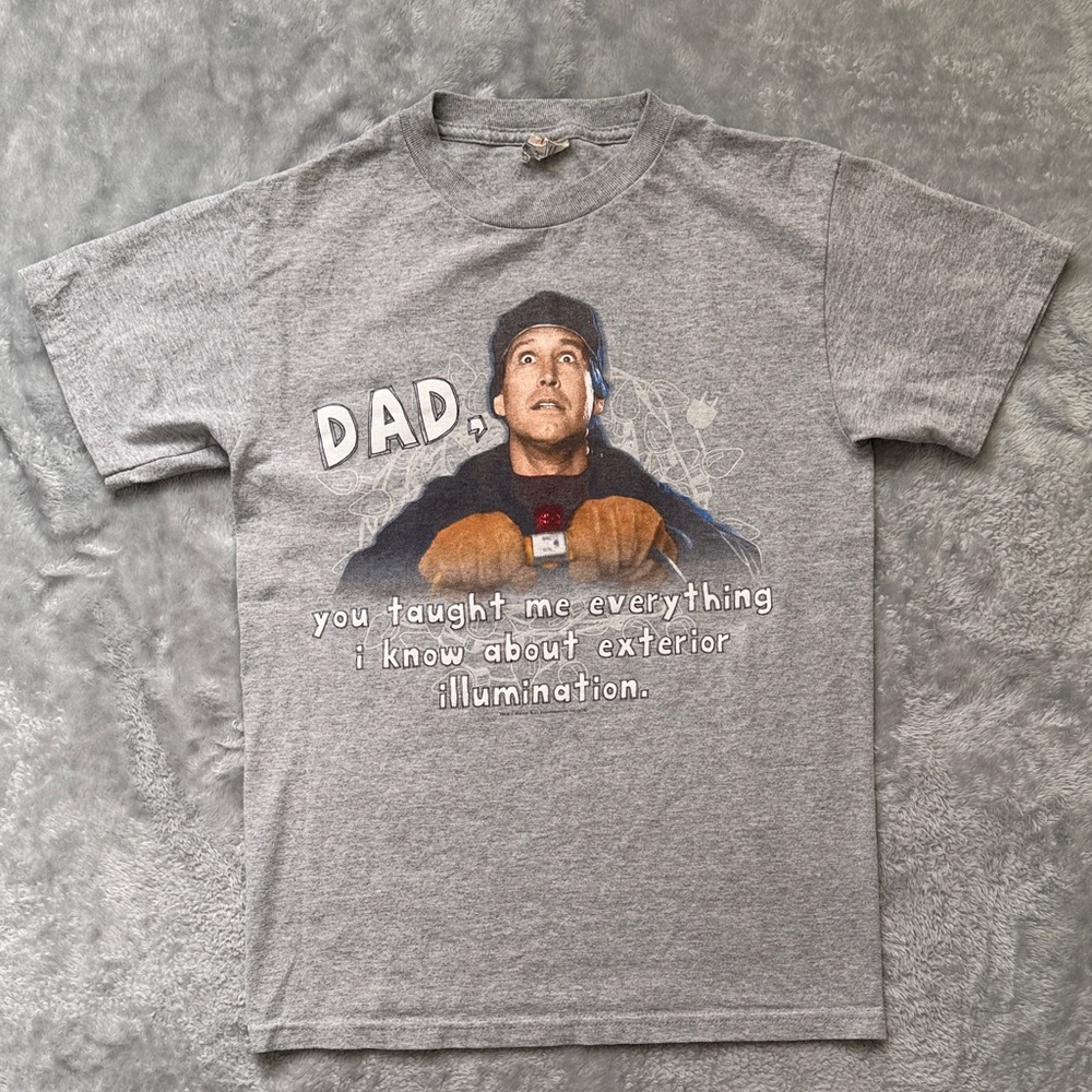 Alstyle Gray Christmas Vacation Graphic Tee